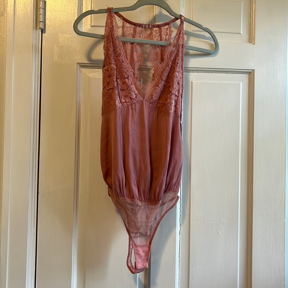 FP lace blouse bodysuit